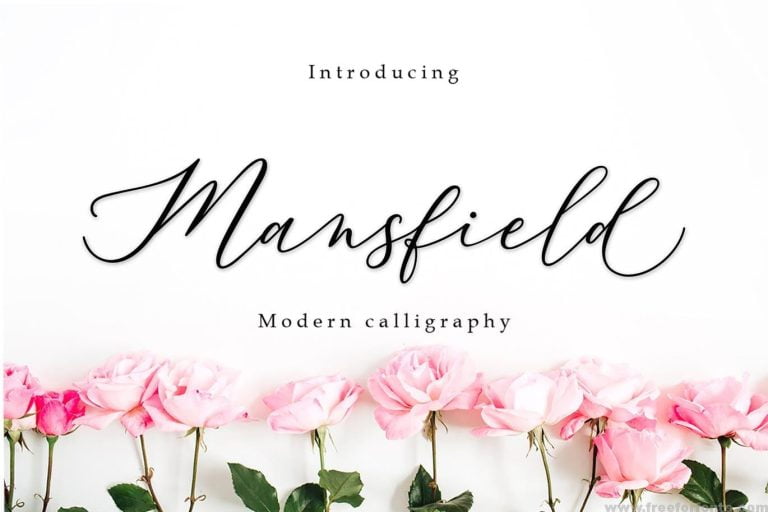 Mansfield Script Font Free Download