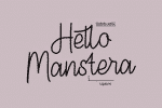 Manstera Font
