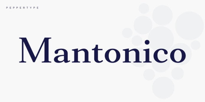 Mantonico Font Family