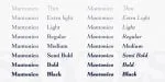 Mantonico Font Family