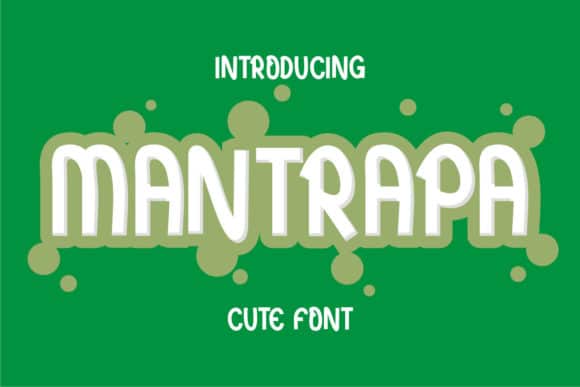 Mantrapa Display Font