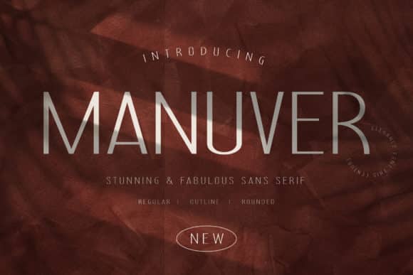 Manuver Font