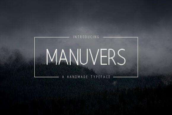 Manuvers Font
