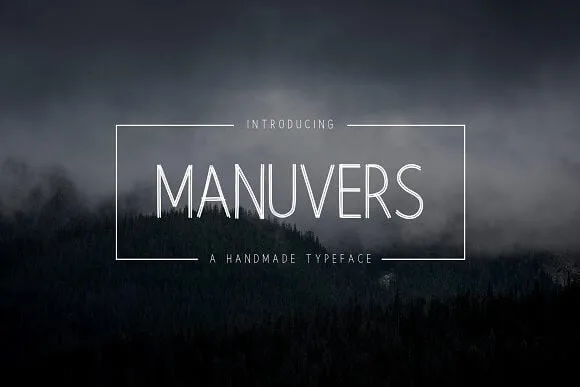Manuvers Font