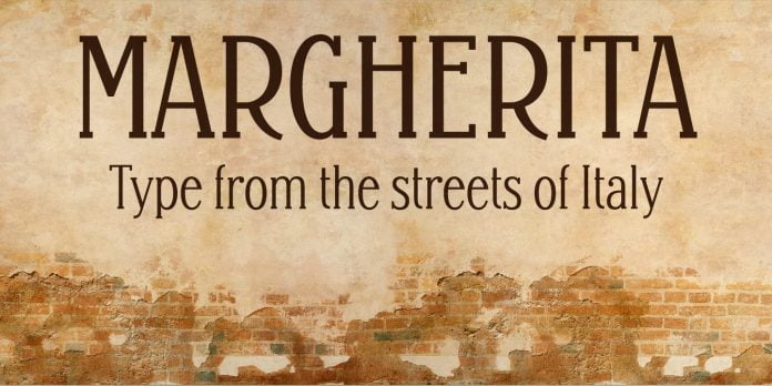 Margherita font