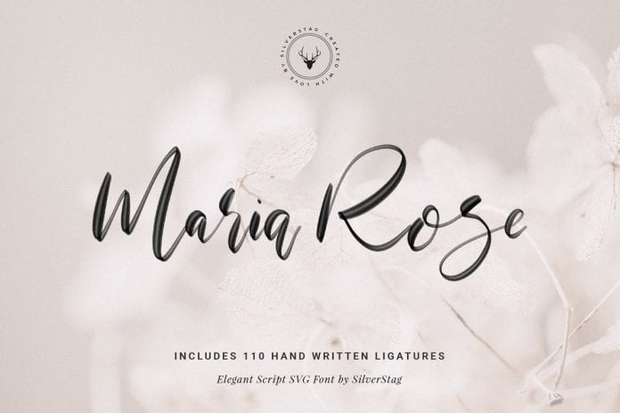 Maria Rose SVG Font