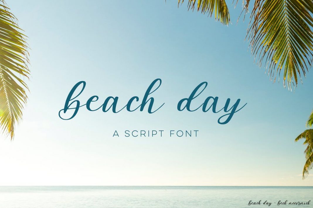 Beach Day Script Font