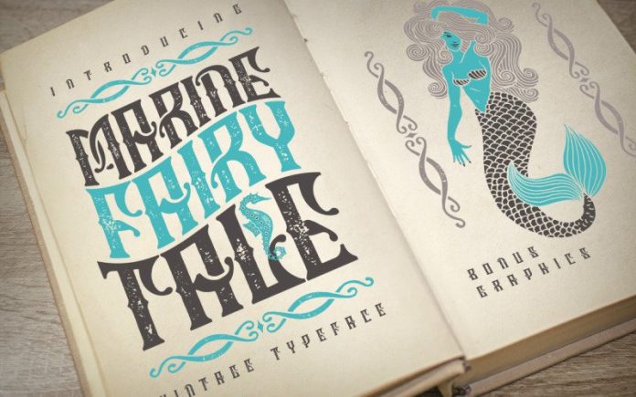 Marine Fairytale Typeface