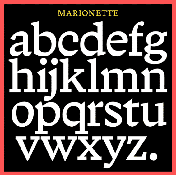 Marionette Font
