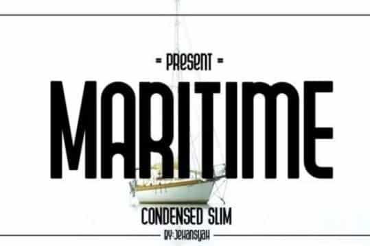 Maritime Font