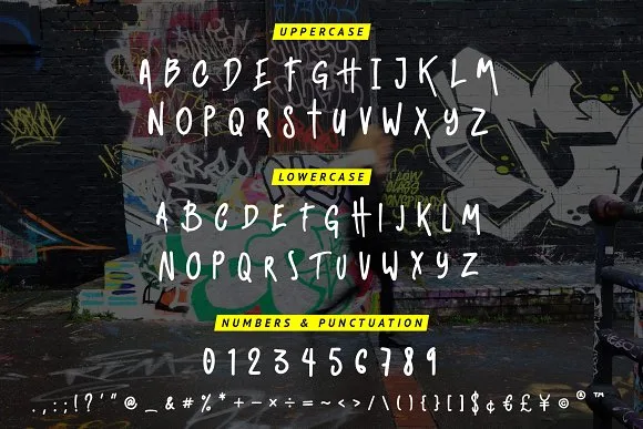 Marker Tag Font