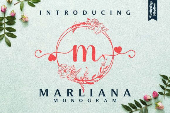 Marliana Monogram Font