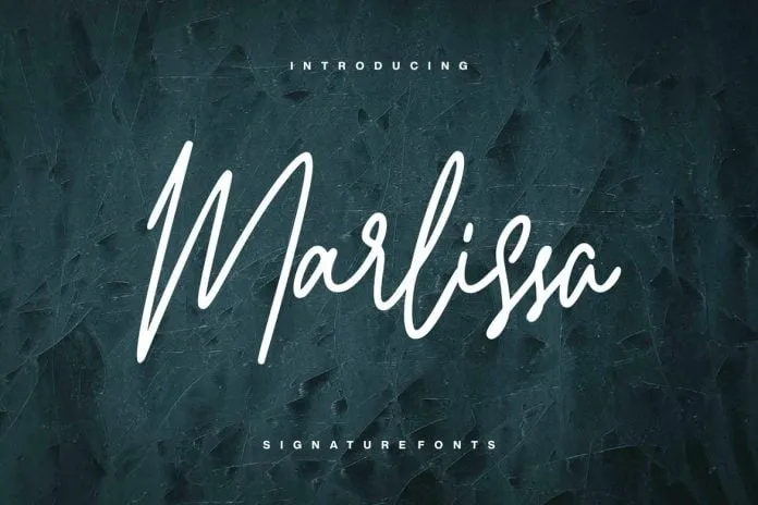 Marlissa - Signature Font