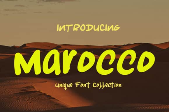 Marocco Font