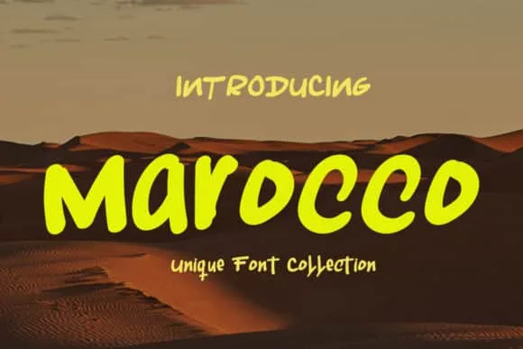 Marocco Font
