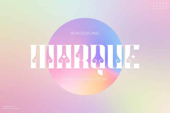 Marque Font