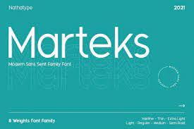 Marteks-Sans Serif Font Family