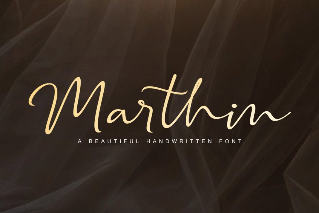 Marthin - Script Font