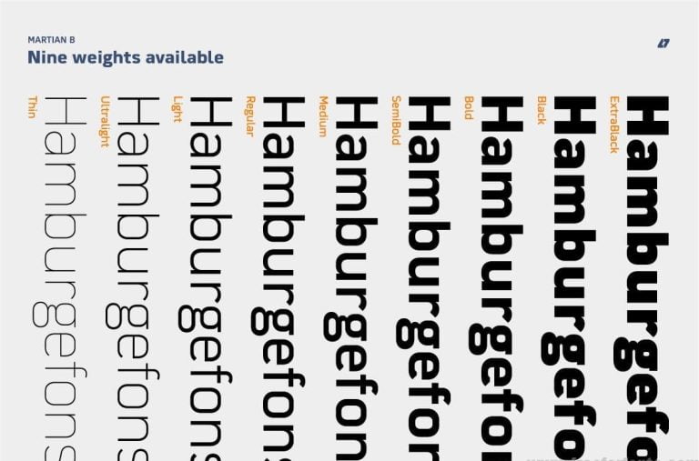 Martian B Font Free Download