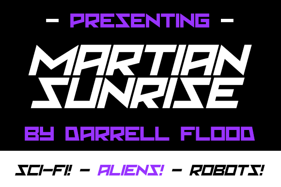 Martian Sunrise Font