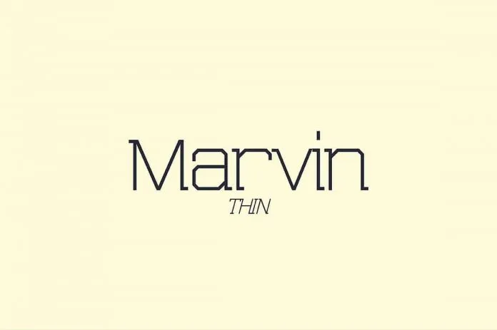 Marvin Thin Fonts