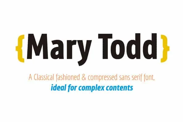 MaryTodd Font