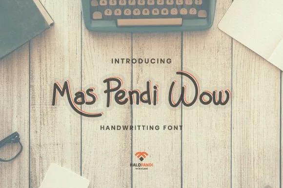 Mas Pendi Wow Font