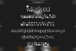 Masked Font