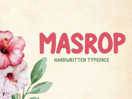 Masrop Font