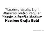 Massimo Grafia Font