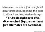 Massimo Grafia Font