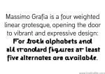 Massimo Grafia Font