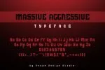 Massive Aggressive Font