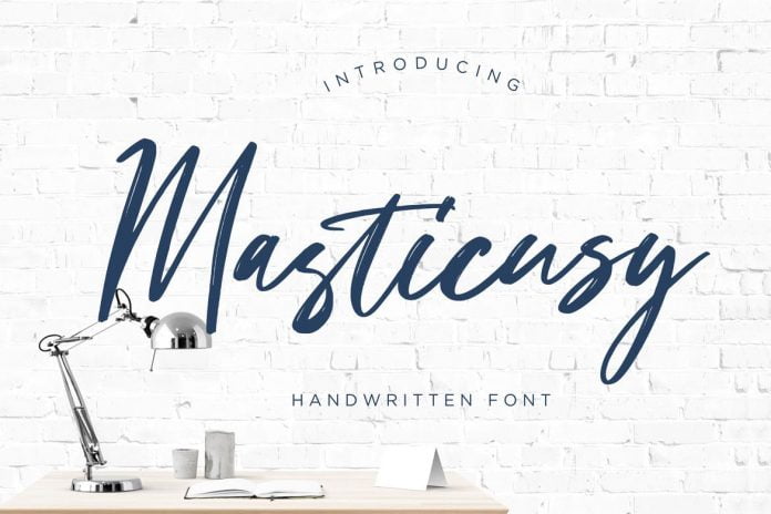 Masticusy Handwritten Font