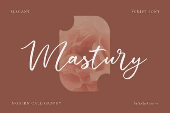 Mastury Font Mastury Font
