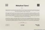 Matahari Sans Font Family