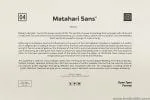 Matahari Sans Font Family