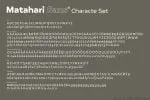 Matahari Sans Font Family