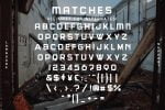 Matches Font