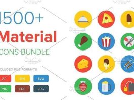 1500+ Material Icons Bundle