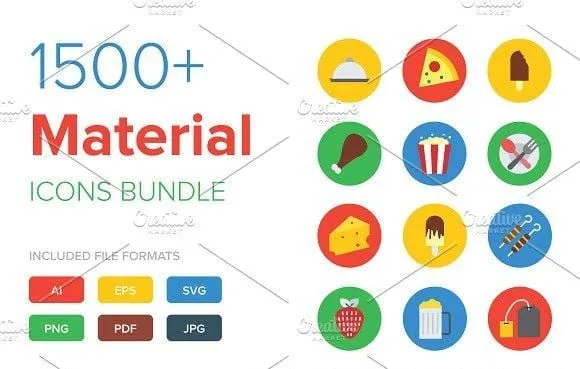 1500+ Material Icons Bundle