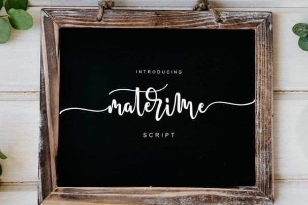 Materime Font
