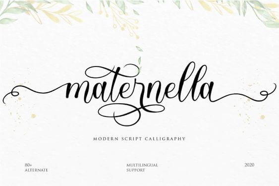 Maternella VN - Modern Script