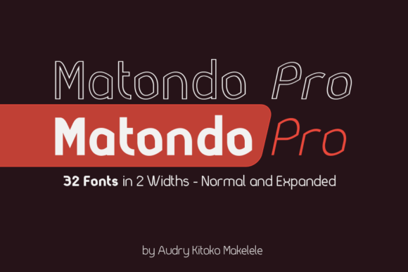 Matondo Pro Font Family