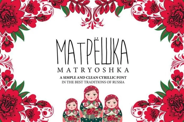 Matryoshka Font