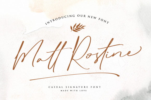 Matt Rostine Font