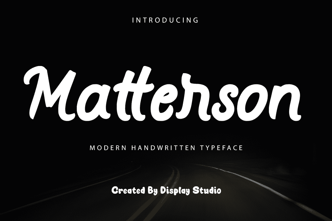 Matterson Font