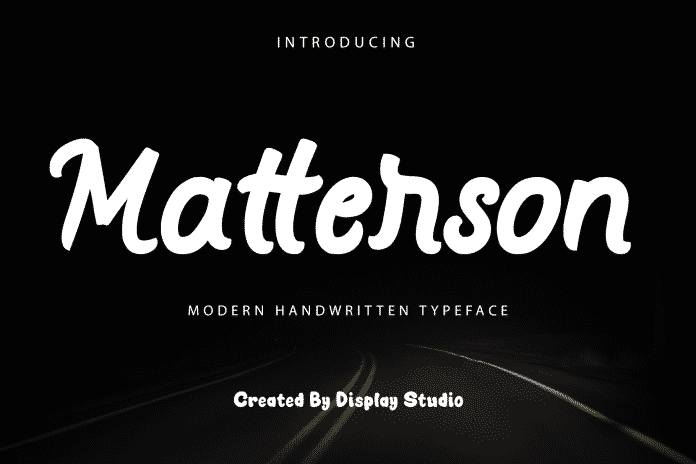 Matterson Font