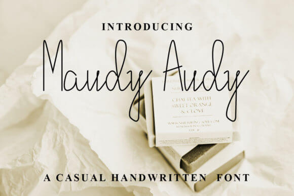 Maudy Audy Font