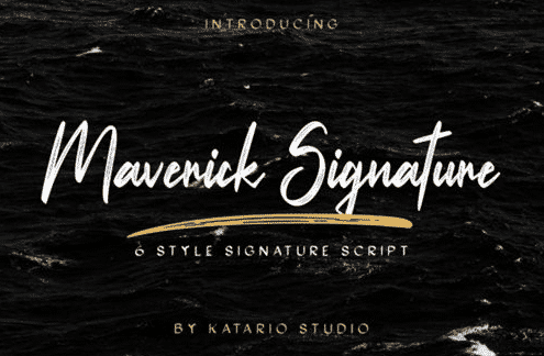 Maverick Signature Font